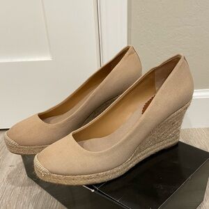 Jcrew Canvas Espadrilles Size 10